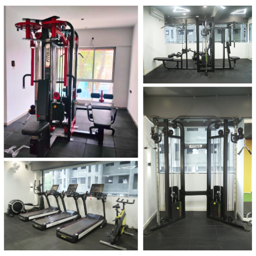 gym equipment's in real estate society